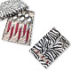 Box of 6 Laguiole ABS fuchsia soup spoons - Image 2636