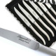 Box set of 6 flat stainless steel Laguiole steak knives with sandblasted finish - Image 2103