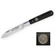 Garonnais ebony wood knife with occitane cross badge - Image 2153