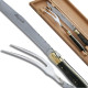 Laguiole Carving Set Black Horn Handle - Image 697