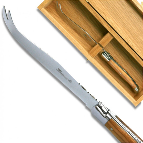 Laguiole Cheese knife Olive wood Handle - Image 632