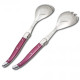 Laguiole Salad Set fuchsia color - Image 753