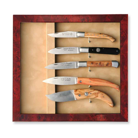 Wall-hanging 5 knives display - Image 1976